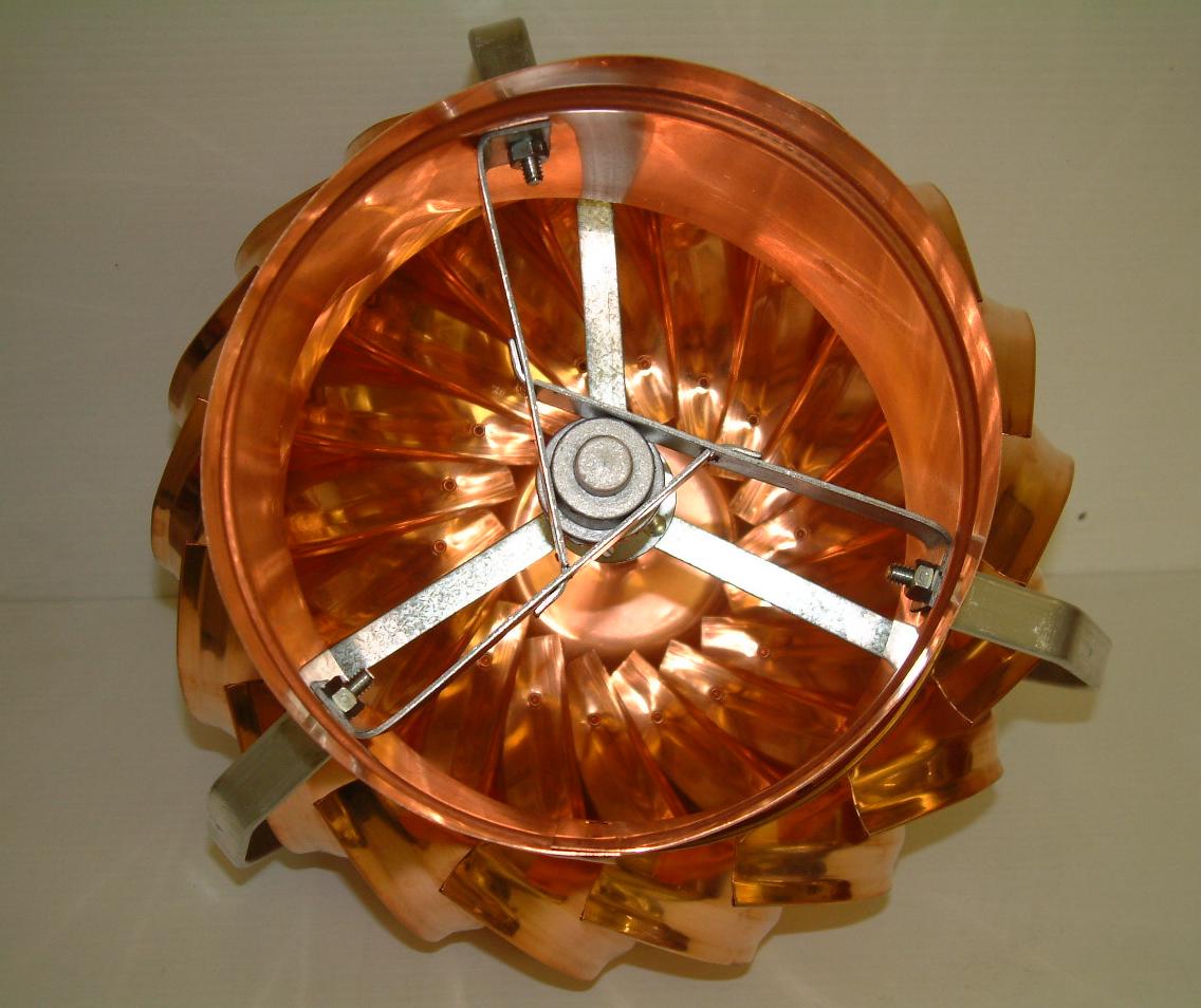 Turbine Vent - Copper - 8 Inch